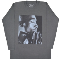 2PAC Tupac Changes Side Photo ロングスリーブ Tシャツ