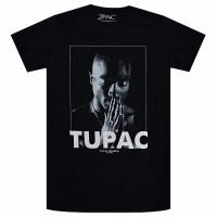 2PAC Tupac Praying Tシャツ BLACK