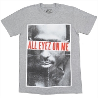 2PAC Tupac All Eyez On Me Tシャツ GREY