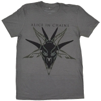 ALICE IN CHAINS Black Skull Tシャツ