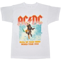 AC/DC Blow Up Your Video Tour Tシャツ WHITE