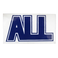 ALL Logo ステッカー BLUE
