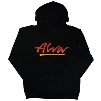 ALVA OG Logo ZIP フード パーカー BLACK
