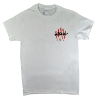 ALVA Scratch Logo Tシャツ WHITE