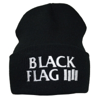 BLACK FLAG Bars & Logo ニット帽