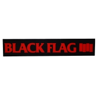 BLACK FLAG Red Bars ＆ Logo ステッカー