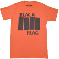 BLACK FLAG Bars ＆ Logo Tシャツ ORANGE