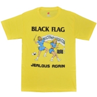 BLACK FLAG Jealous Again Tシャツ YELLOW