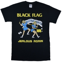 BLACK FLAG Jealous Again Tシャツ BLACK
