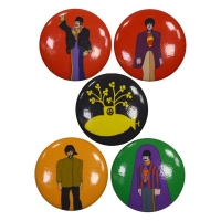 THE BEATLES Yellow Submarine Button Badge Pack バッジセット