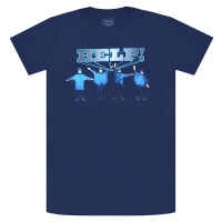 THE BEATLES Help Silver Logo Tシャツ
