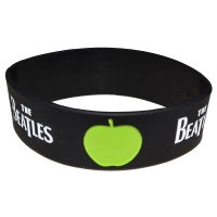 THE BEATLES Drop T & Apple ラバー リストバンド