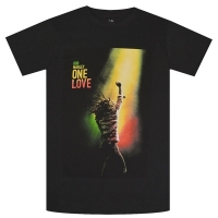 BOB MARLEY One Love Movie Poster Tシャツ BLACK