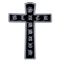 BLACK SABBATH Cross Logo ピンバッジ