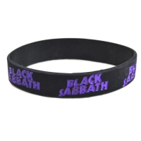BLACK SABBATH Logo ラバー リストバンド