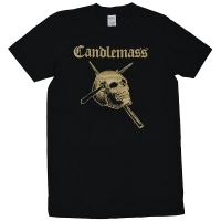 CANDLEMASS Gold Skull Tシャツ