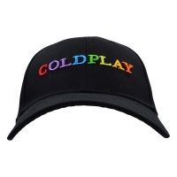 COLDPLAY Rainbow Logo スナップバックキャップ