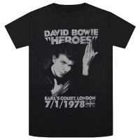 DAVID BOWIE Heroes Court Tシャツ