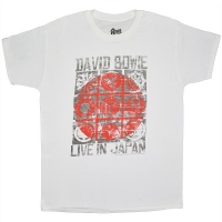 DAVID BOWIE Live In Japan Tシャツ WHITE