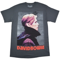 DAVID BOWIE Low Portrait Tシャツ CHARCOAL GREY