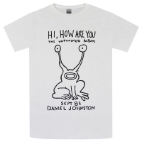 DANIEL JOHNSTON Hi How Are You Tシャツ WHITE