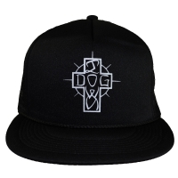 DOGTOWN×SUICIDAL Old Cross Logo メッシュキャップ BLACK