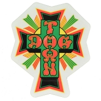 DOGTOWN Cross Logo ステッカー TIE-DYE