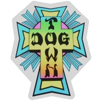 DOGTOWN Cross Logo ステッカー NEON