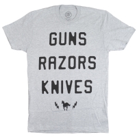 DEFTONES Guns Razors Knives Tシャツ