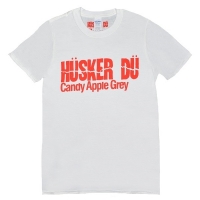 HUSKER DU Candy Apple Grey Logo Tシャツ