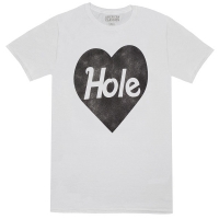 HOLE Black Heart Logo Tシャツ