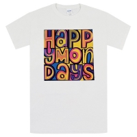 HAPPY MONDAYS Classic Logo Tシャツ WHITE