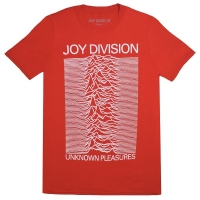 JOY DIVISION Unknown Pleasures Tシャツ RED