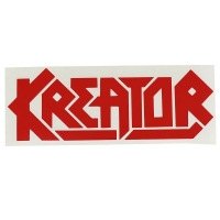 KREATOR Red Logo Window ステッカー