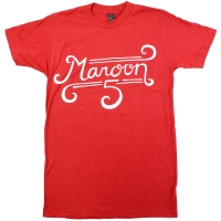 MAROON 5 Curl Logo Ｔシャツ