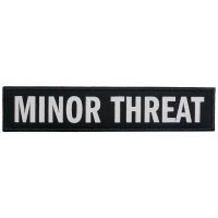 MINOR THREAT Text Logo ワッペン