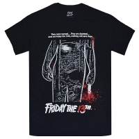 FRIDAY THE 13TH 13日の金曜日 Bloody Poster Tシャツ