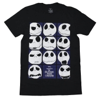 THE NIGHTMARE BEFORE CHRISTMAS Blockheads Tシャツ