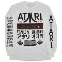 ATARI Logo And Icon ロングスリーブ Tシャツ