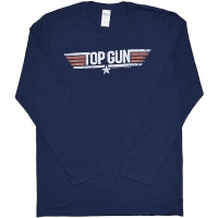 TOP GUN Logo ロングスリーブ Tシャツ