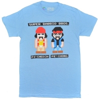 CHEECH＆CHONG 8Bit Barrio Bros Tシャツ