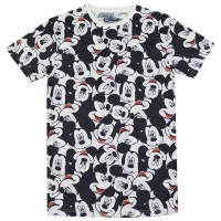 B品 MICKEY MOUSE All Over Print Heads Tシャツ