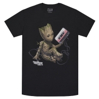 GUARDIANS OF THE GALAXY Vol.2 Groot With Tape Tシャツ BLACK