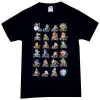 Nintendo Mariokart Cast Tシャツ