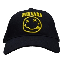 NIRVANA Logo & Smiley スナップバックキャップ