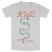 NIRVANA Serpent Silver Tシャツ
