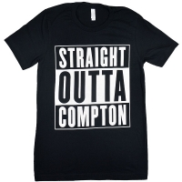 N.W.A Straight Outta Compton Logo Tシャツ BLACK