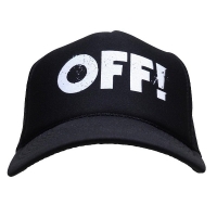 OFF! Logo メッシュキャップ BLACK