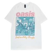 OASIS Definitely Maybe Illustration Colour Tシャツ