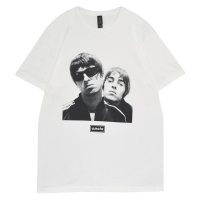 OASIS Noel & Liam Square Photo Tシャツ WHITE